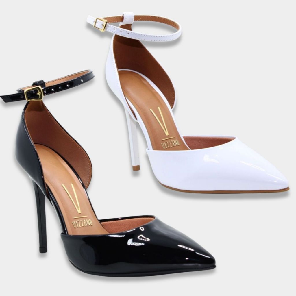 Scarpin Vizzano Salto Alto Verniz Feminino
