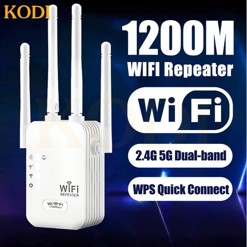 Amplificador Repetidor Wi-Fi , 1200Mbps , 2.4G  , Expansor De Rede , Extensor De Alcance , De Sinal Sem Fio-G8