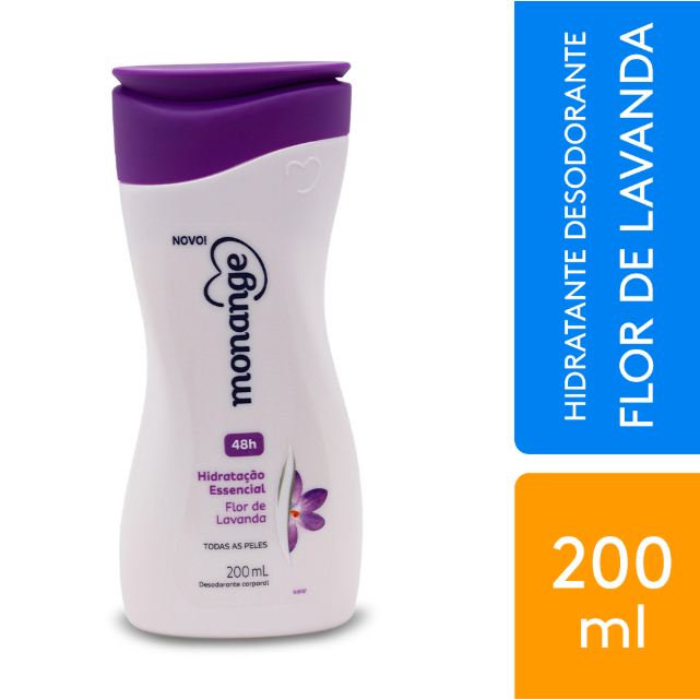Locao Hidratante Monange Flor De Lavanda 200Ml