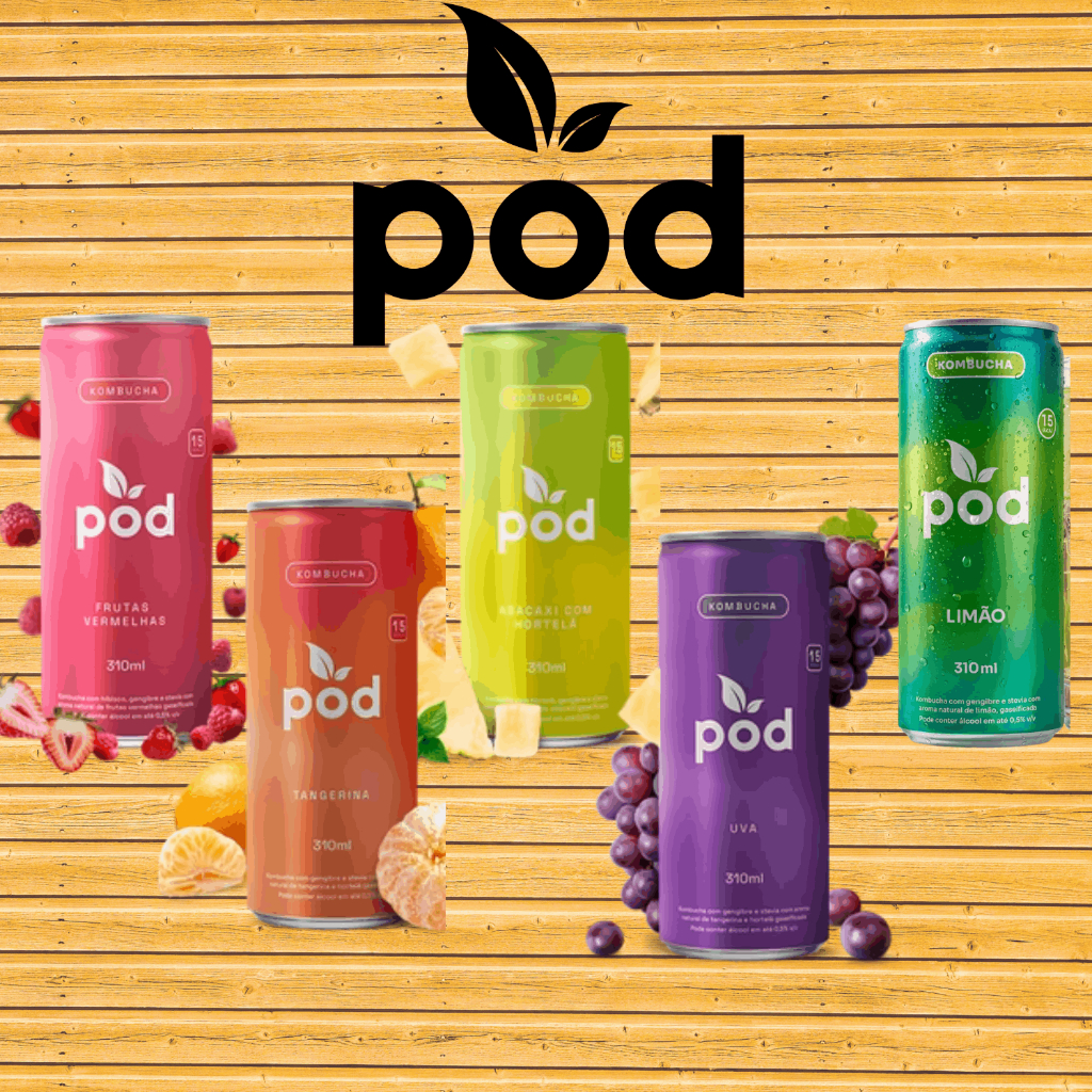 Kombuchas 310ml Probiótico Natural Saudável - POD