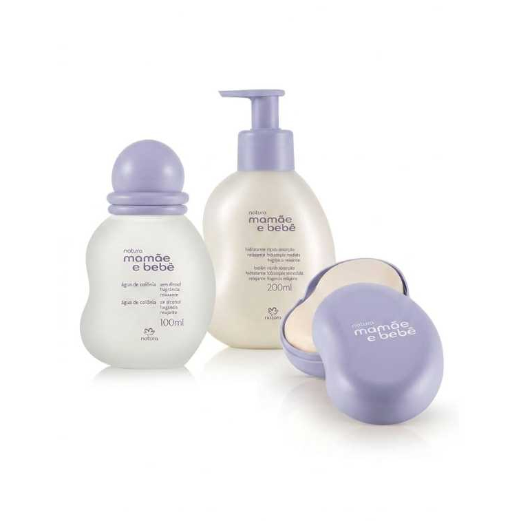 Kit Mamãe e Bebê Relaxante (3 produtos)