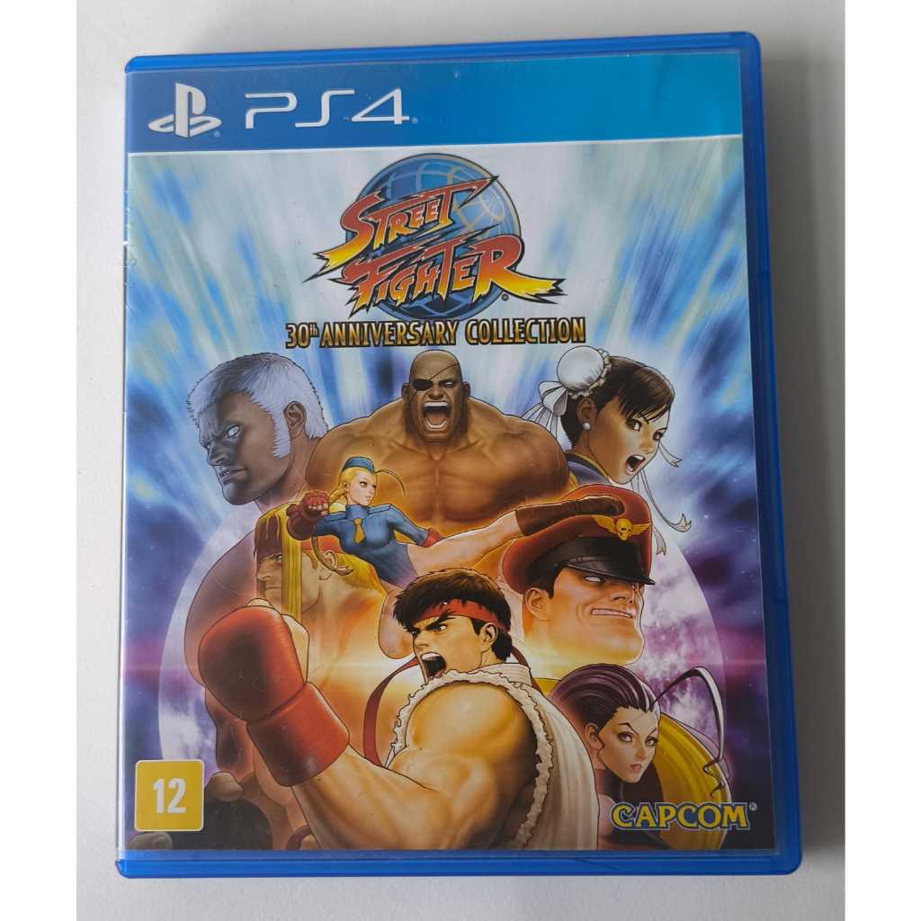 STREET FIGHTER 30 ANIVERSARY COLLECTION - PS4 - MÍDIA FÍSICA