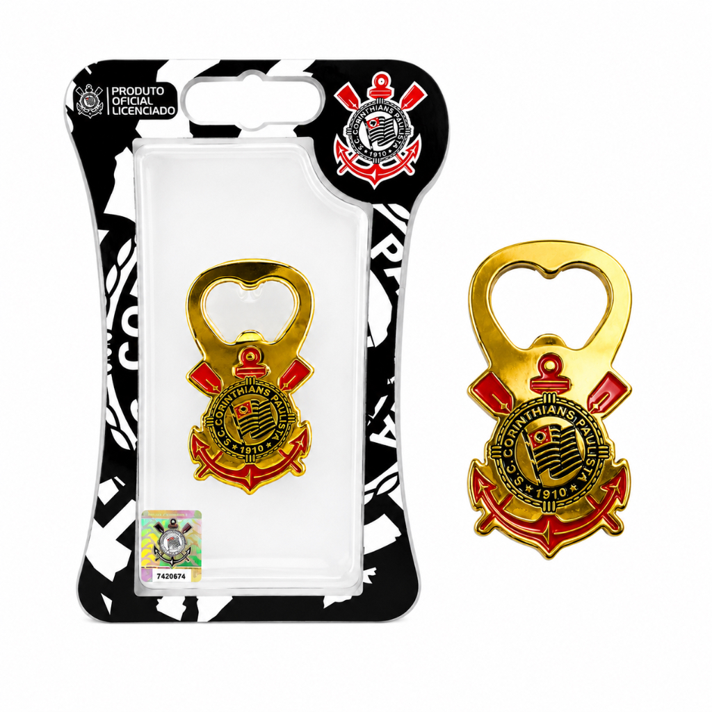 ABRIDOR OURO CORINTHIANS ORIGINAL /OFICIAL