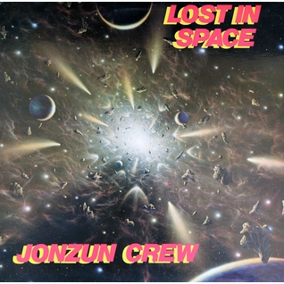 LP JONZUN CREW LOST IN SPACE 1983 ( CAPA GENÉRIA BRANCA  NOVA )