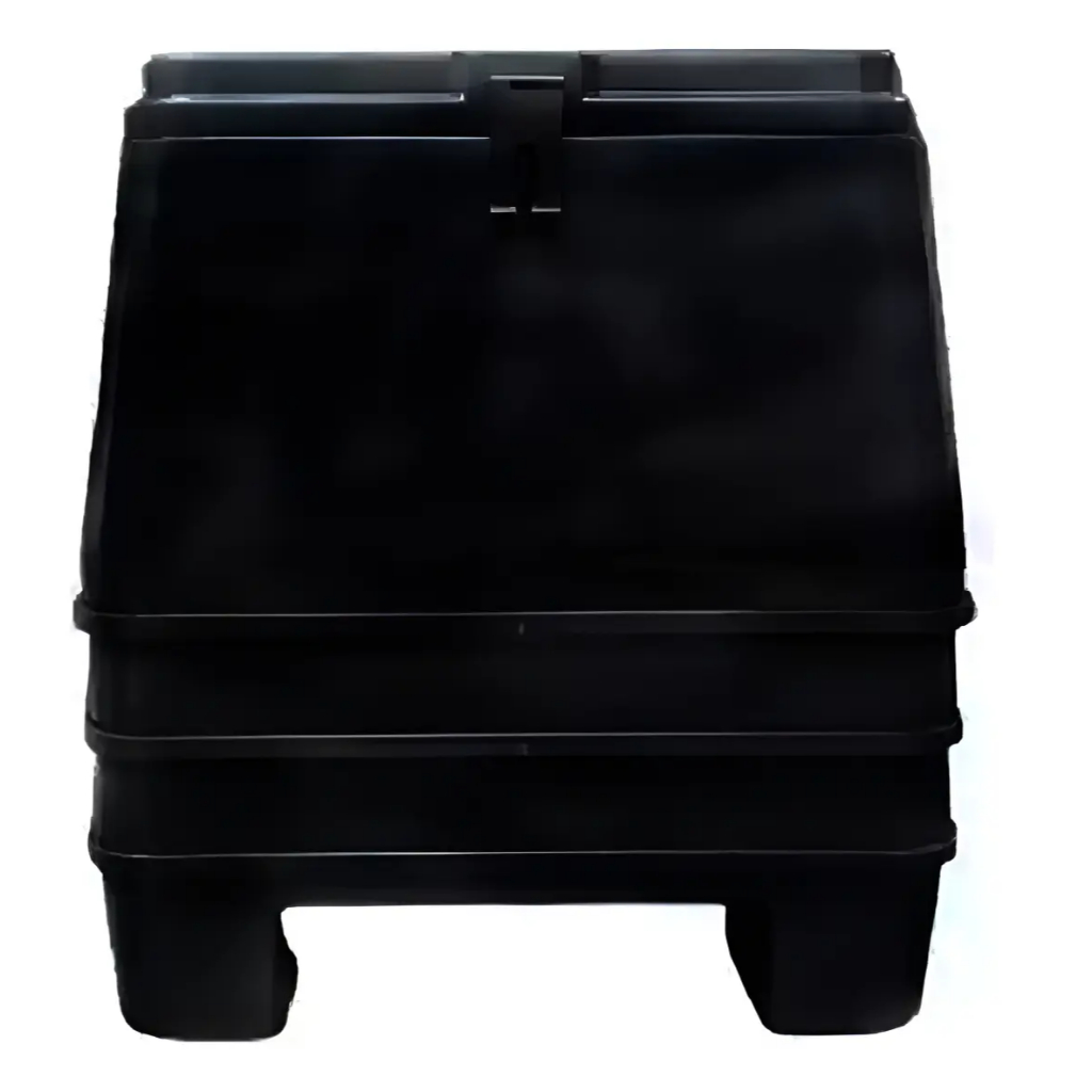 Bau Bauleto Mn3 126l Motoboy Moto Plástico Injetado Preto