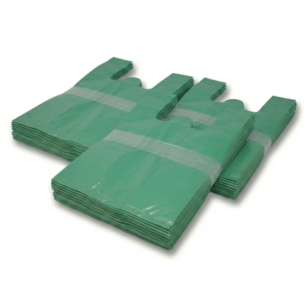 Sacola Plástica Reforçada 50x60 Verde Grossa Grande - Distribuidor Autorizado - Kit