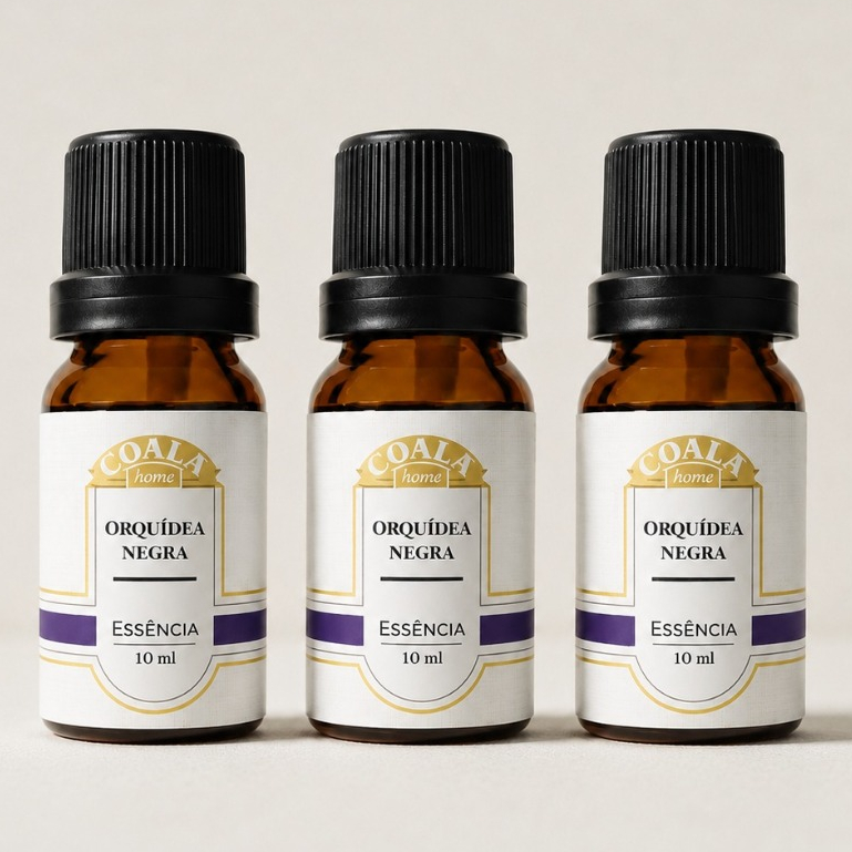 Orquídea Negra Coala Essências - Kit com 3 Unidades