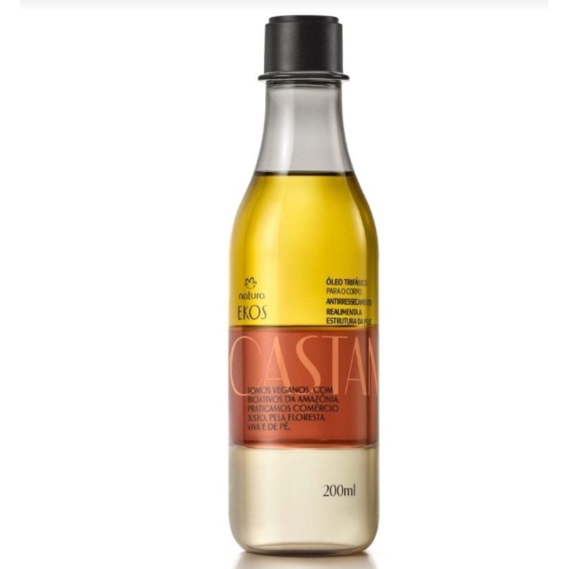 Oleo Bifásico Castanha Ekos Castanha Natura 200ml