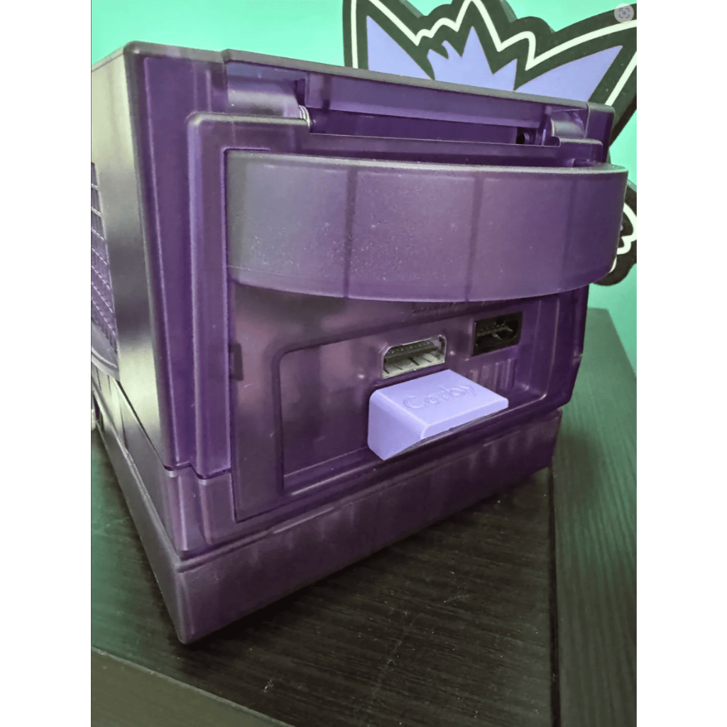 Suporte de vídeo para Gamecube GC Suporte para Carby Prism e GCHD mkII para a placa traseira do FlippyDrive