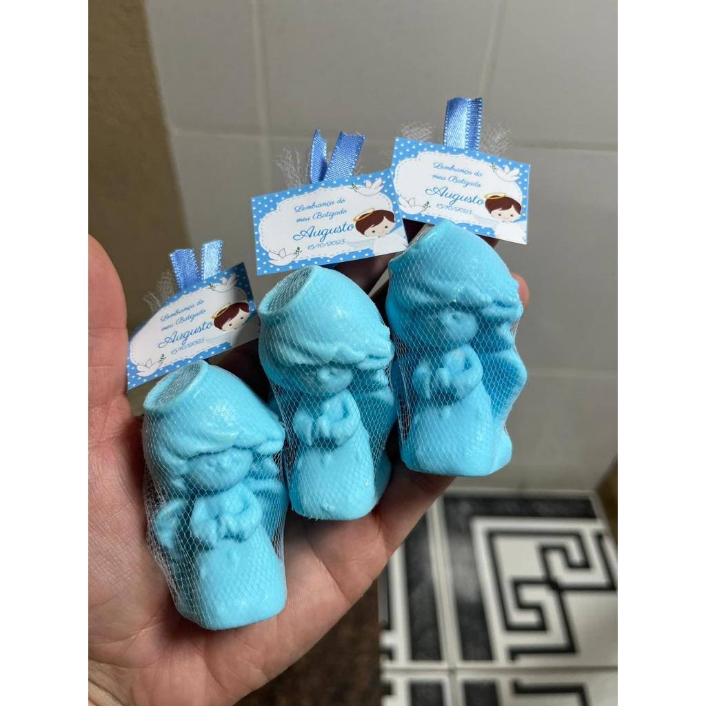 Sabonete Anjinho Personalizado | Lembrancinha Batizado | Maternidade | Batismo