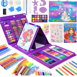 Maleta De Pintura Infantil Estojo Para Colorir Com Desenho
