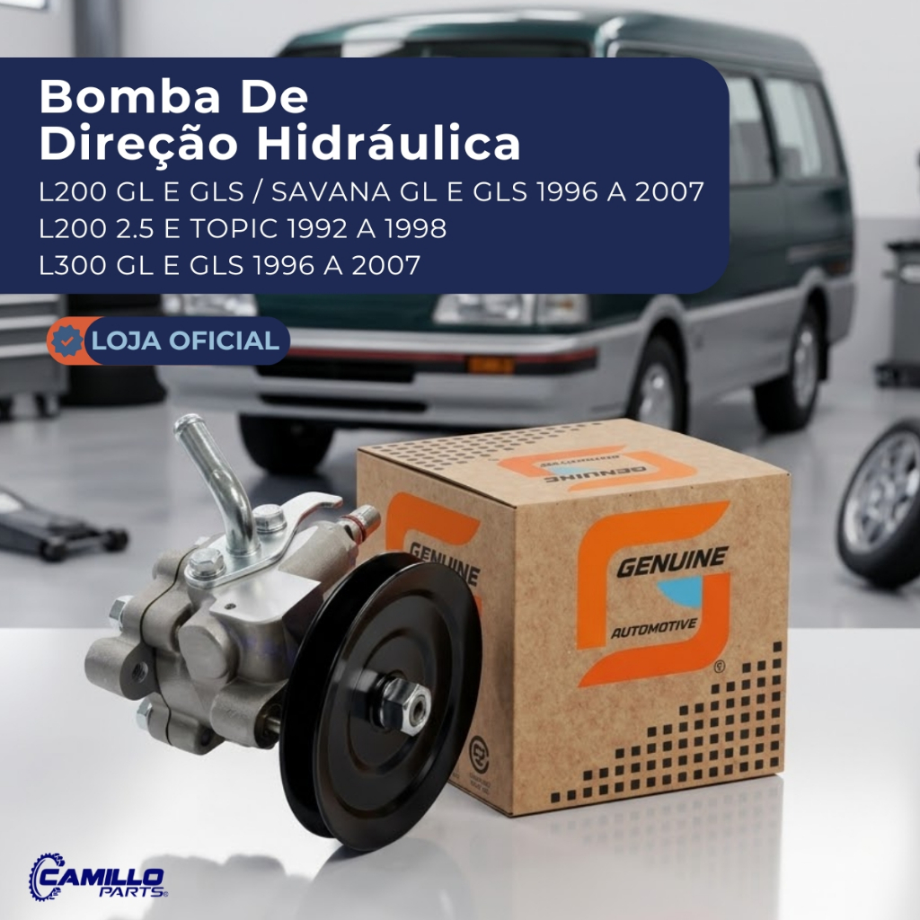 Bomba Direção Hidráulica Kia Topic Mitsubishi L200 L300 Genuine Automotive