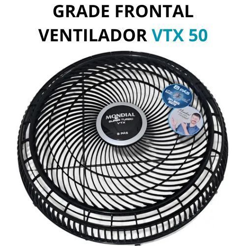 GRADE FRONTAL DIANTEIRA VENTILADOR MONDIAL VTX-50 VT-50 VT-51 VTX50 VT50 VT51 ORIGINAL