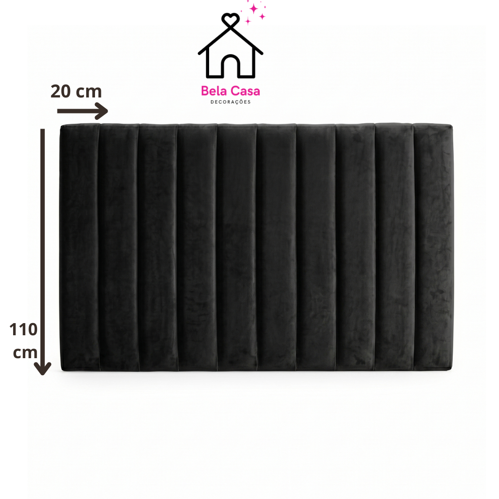 CABECEIRA DE CAMA BOX 110x20 Adesiva Premium - Design Moderno e Fácil Aplicação - ENVIO IMEDIATO!!!