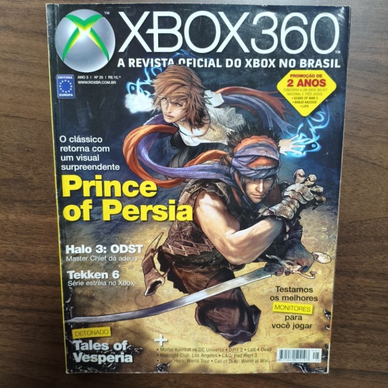 Revista Xbox 360 Nº 25 Tales Of Vesperia Mortal Kombat DC