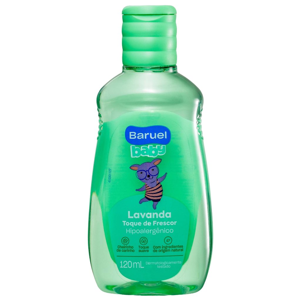 Colônia Infantil Baruel Baby Toque De Frescor Lavanda 120ml