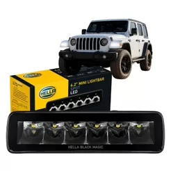 Farol Auxiliar Barra Led Longo Alcance Black Magic Spot Quadriciclo Jeep Utv Hella 1FB358176211
