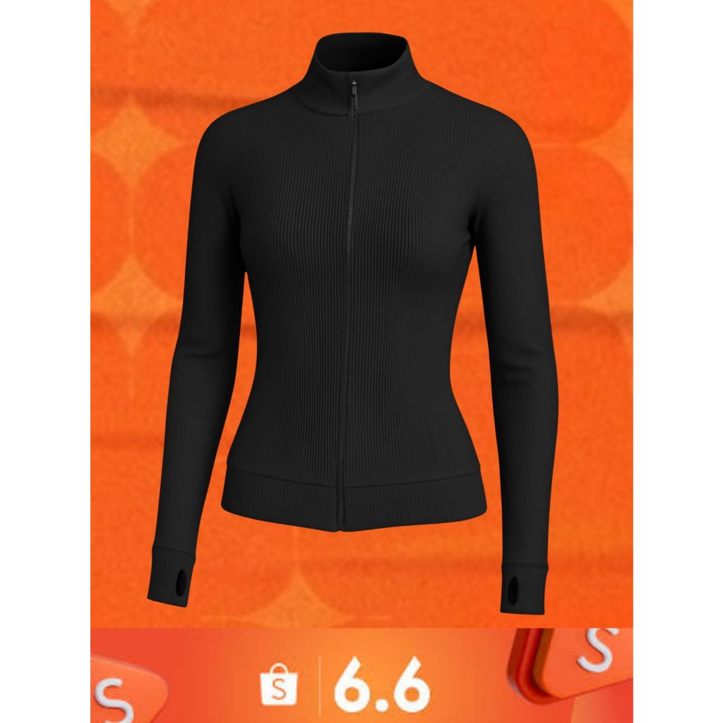 Casaquinho Jaquetinha Ziper Frontal Treino Academia Esportiva Casaco Jaqueta Feminina