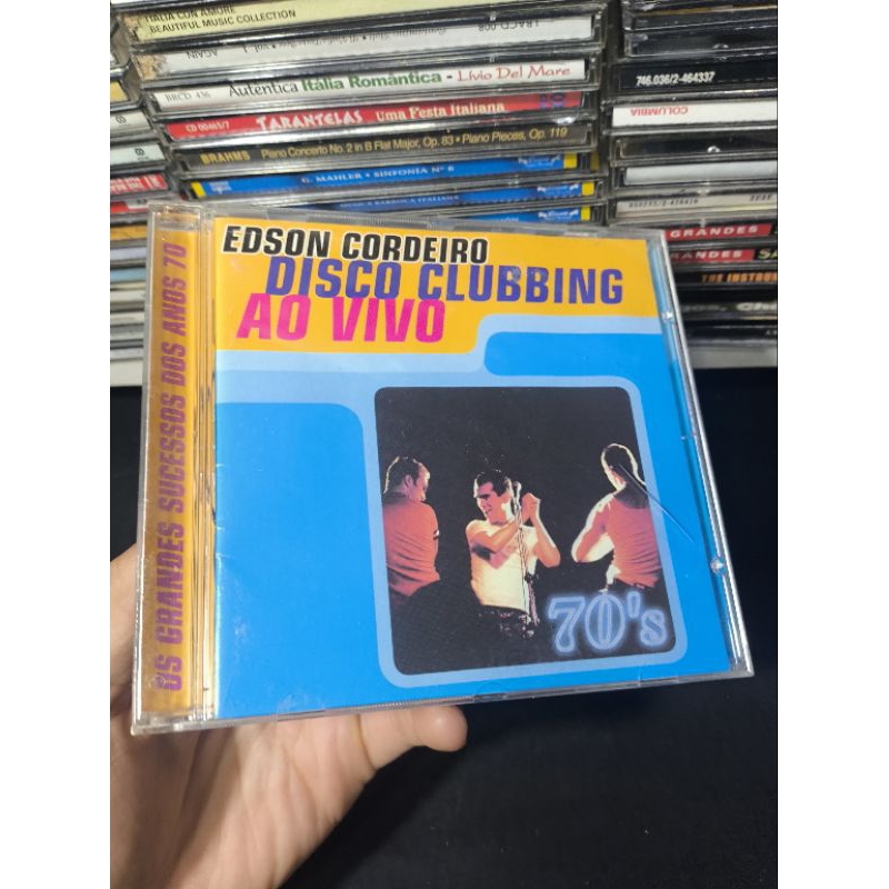CD EDSON CORDEIRO - DISCO CLUBBING - AO VIVO - CD Usado conservado - REF:CD 3047