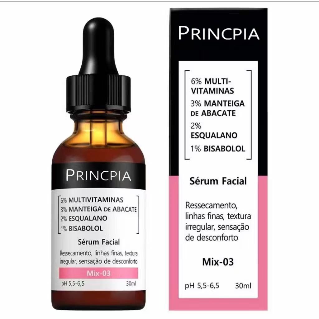 Sérum Facial Multirreparador Princpia Original Mix-03 Hidratação e Renovação da Pele