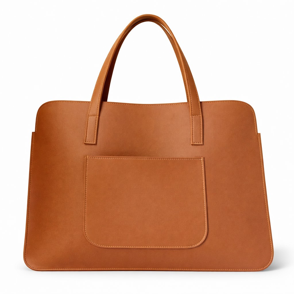 Sacola para Notebook Feminina 42cm Executiva Elegante Couro Sintético Premium