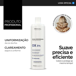 Água Oxigenada OX 10 Volumes Cream 900ml: Clareamento Uniforme e Seguro
