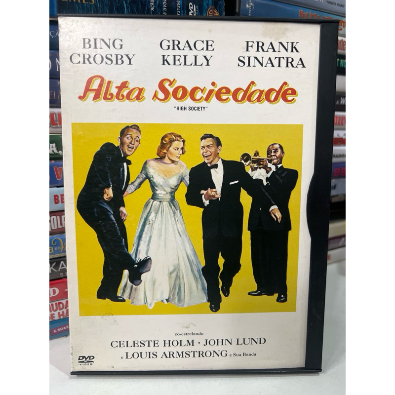 Alta Sociedade DVD Original Frank Sinatra Grace Kelly Bing Crosby