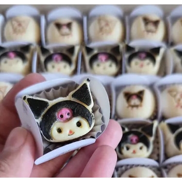 Modelador Ejetor para Brigadeiro Kuromi | Kit 1 Ejetor 1 Carimbo | Pantanal 3D