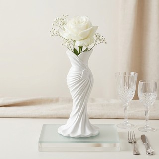Vaso Vestido de Noiva Para Flores Secas Decoração de Casamento Quarto Sala e Presente