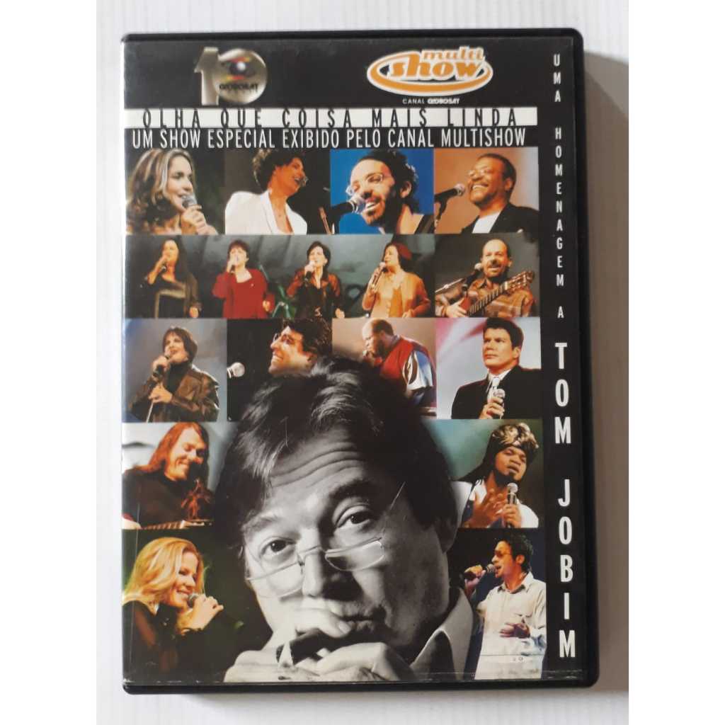 Dvd Uma Homenagem a Tom Jobim - Olha Que Coisa Mais Linda - Show Exibido no Multishow - Original Usado - Leia o Anúncio