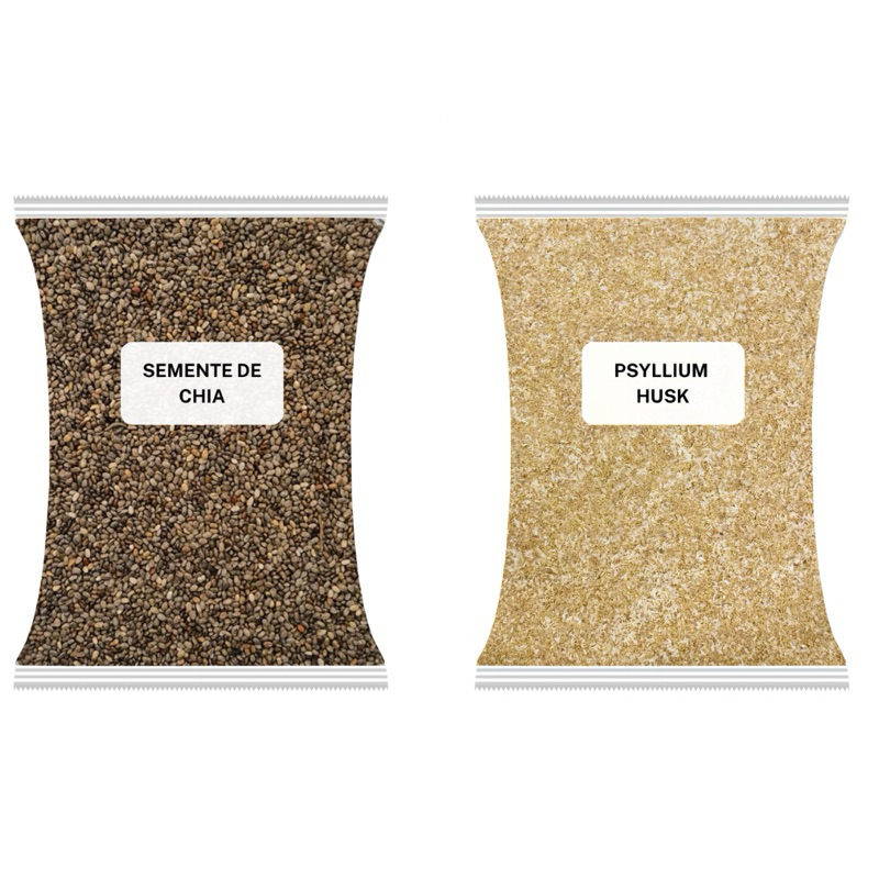 Kit Semente de Chia + Psyllium