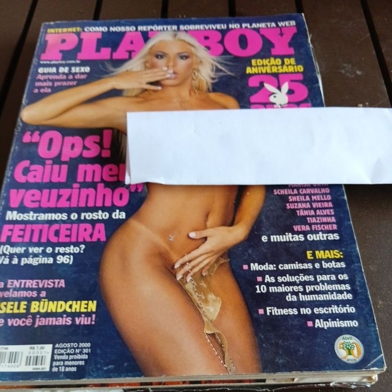 revista playboy 2000 Feiticeira