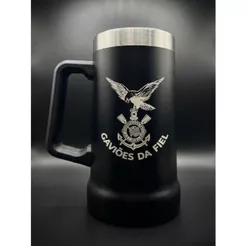 Caneca Chopp Térmica 710ml Personalizada com Time - Nome e Logo | Brinde Empresa Festa