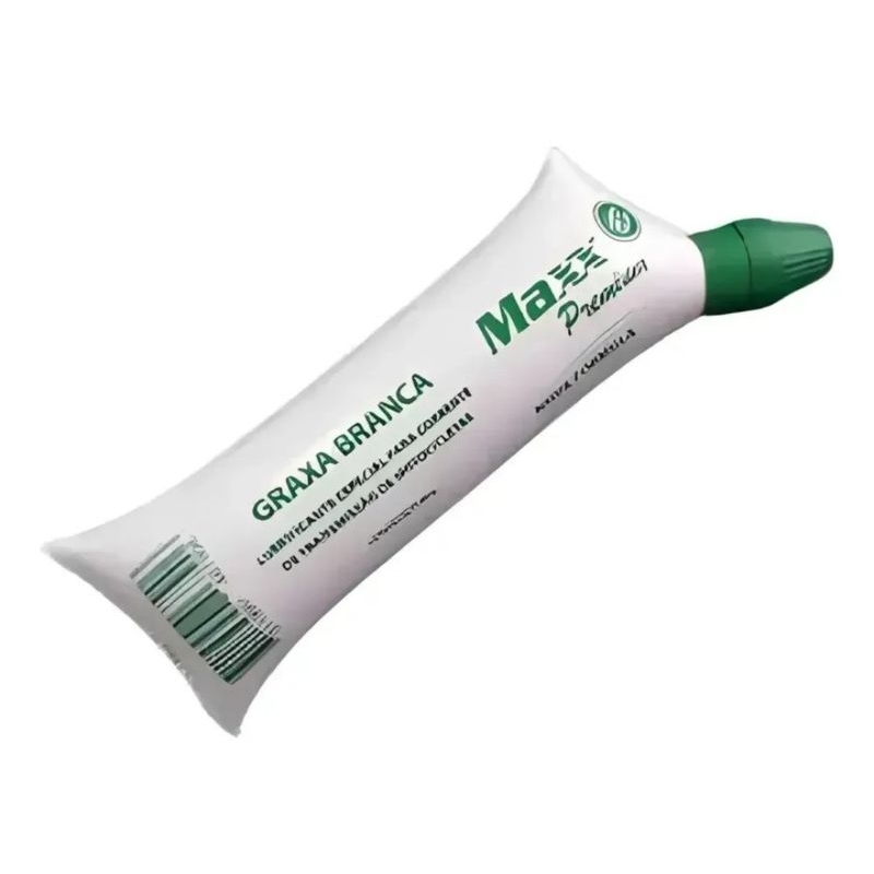 Graxa Branca Náutica Lubrificante de  Corrente Moto Rolamento Portões e Correntes 8 g Maxx Premium