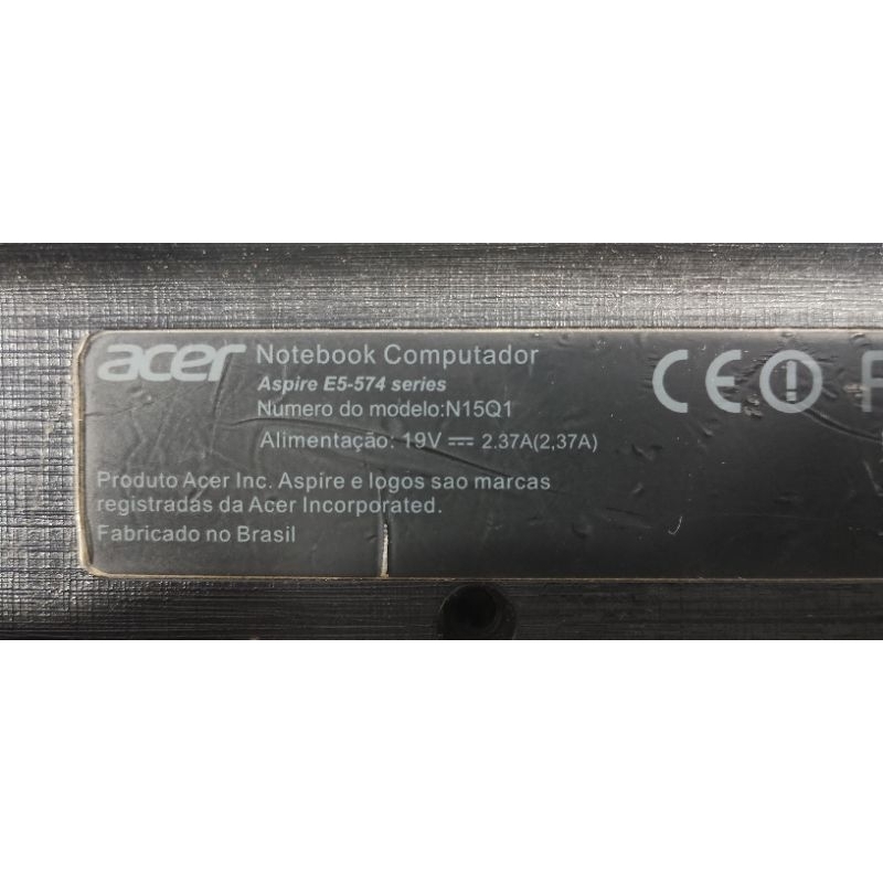 bateria recarregável para notebook Acer aspire E5-574 series