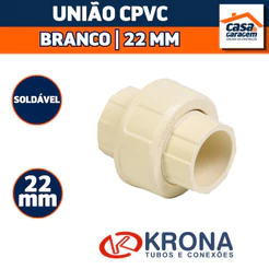 União Cpvc 22Mm Ultraterm Conexão Hidráulica Água Quente 1380 Krona