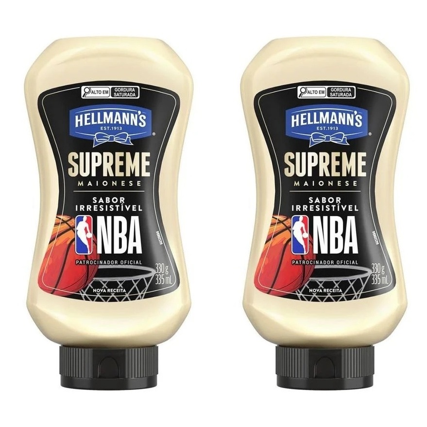 KIT COM 2 - Hellmann's Maionese Supreme 330g cada