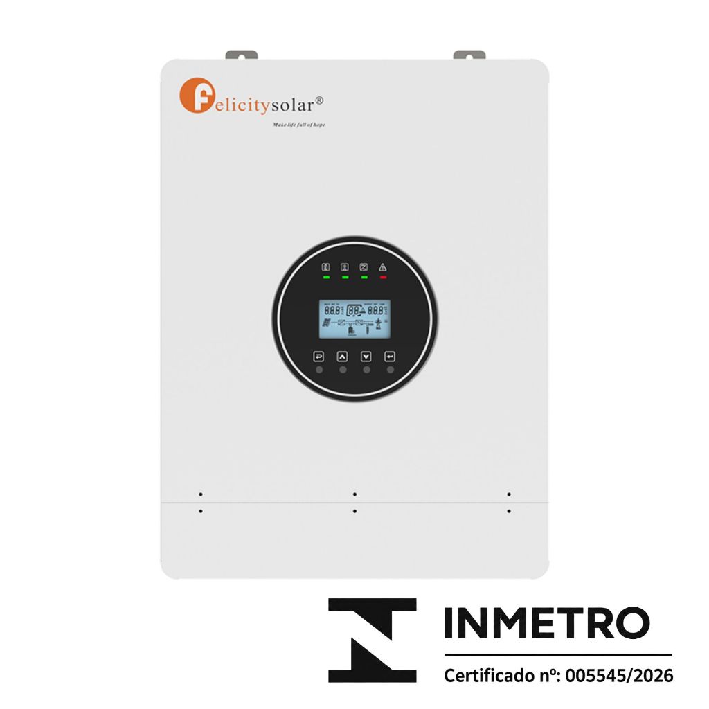 Felicity Solar Inversor Hibrido 3000w 48v 120v 100a- Mppt 500v