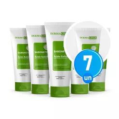 Kit 7 Sabonete Ácido Salicílico Pele Oleosa 100ml Dermachem