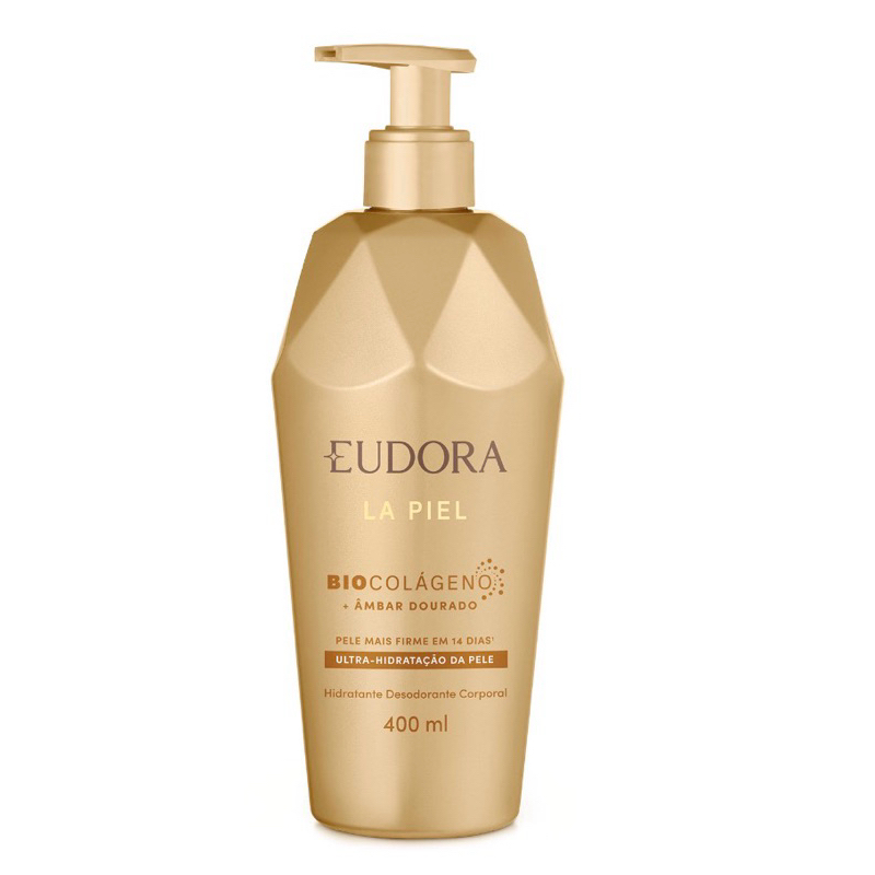 Hidratante Desodorante Corporal La Piel Ultra-Hidratação da Pele Âmbar Dourado 400ml