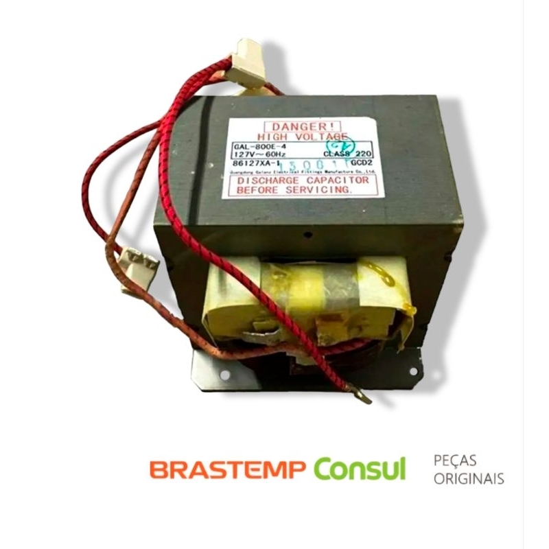 Transformador de Alta Tensão Para Microondas 127V~