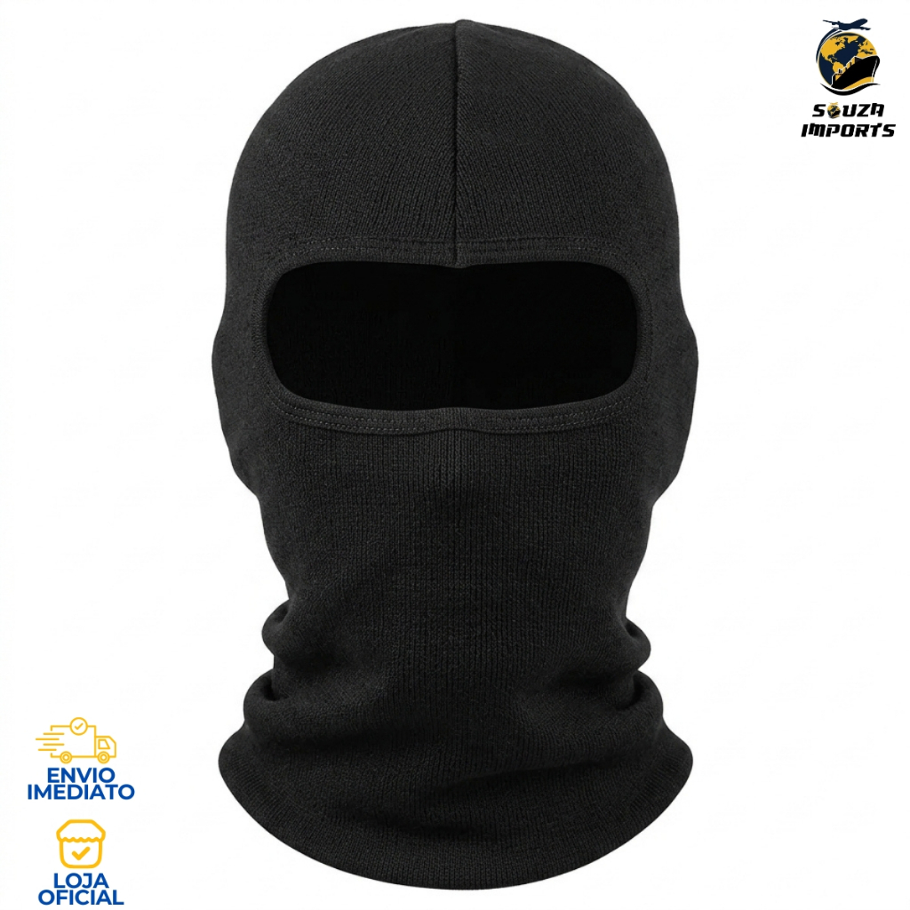 Touca Balaclava Ninja Moto Térmica Proteção Frio Motoqueiro Motoboy