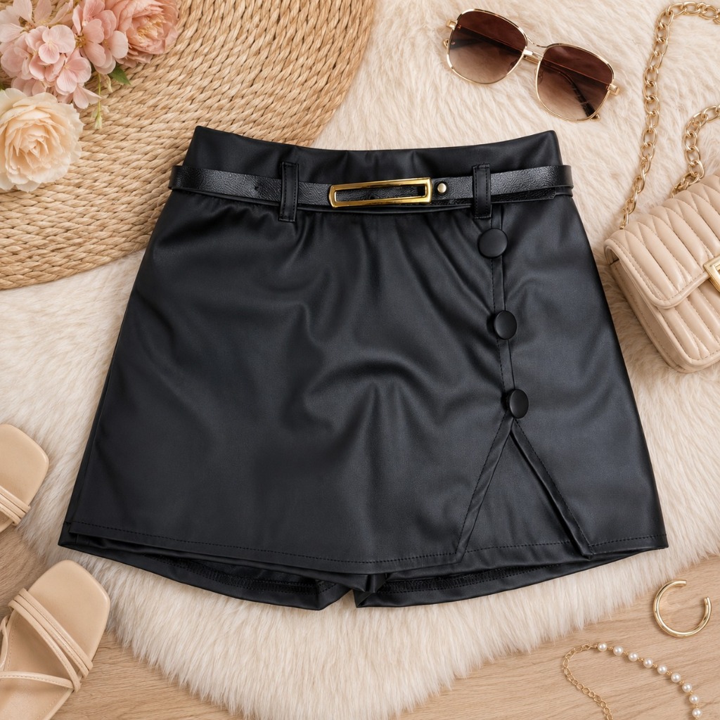 SHORTS SAIA INFANTIL MENINAS DE CORINHO