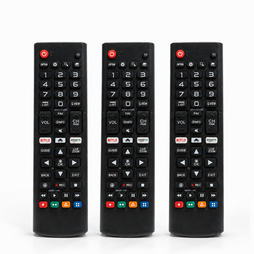 Kit Controles LG Universal Netflix, Amazon, 4K, led, antigas