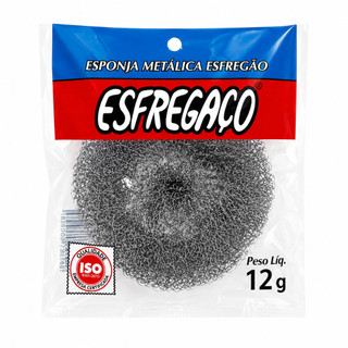 Kit 2 Esponjas Tira Crosta - Limpa sem Esforço - 100% Aço Galvanizado- Para Limpezas Pesadas - Panelas, grelhas, Espetos