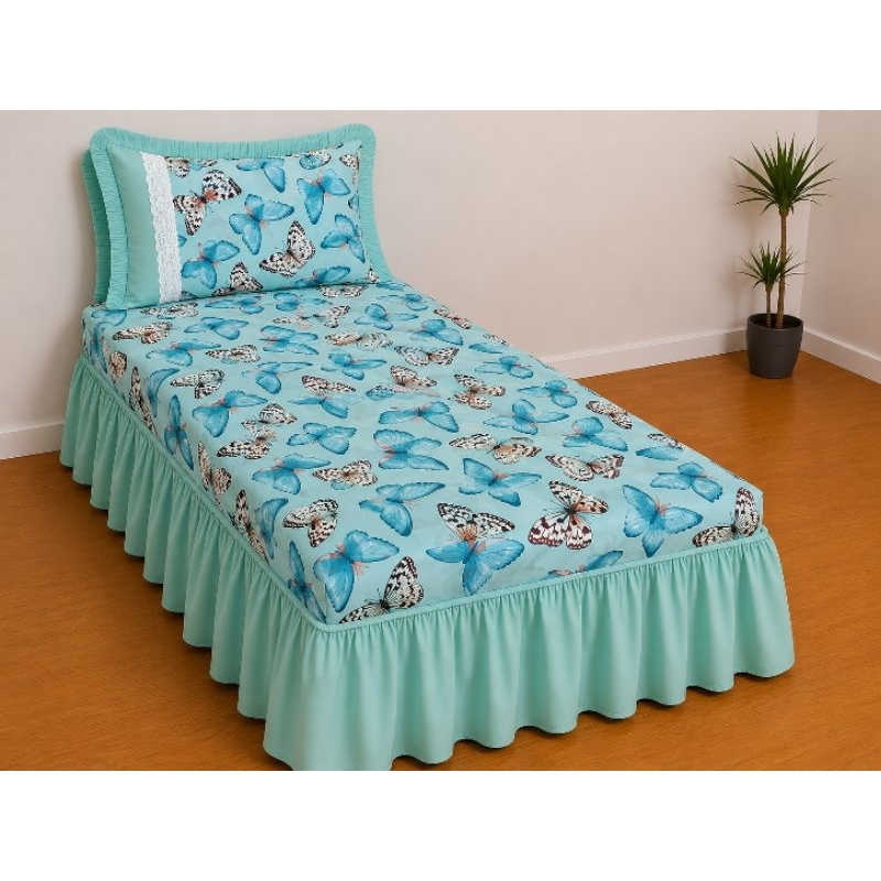 JOGO DE CAMA SOLTEIRO OXFORD ESTAMAPDO BARRA LISA CAMA DE SOLTEIRO