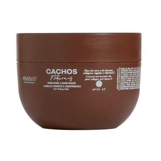 Máscara Cachos Naturais Crespos e Crespíssimos Arvensis 300g