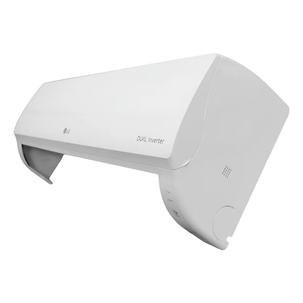 Painel Frontal Evaporadora Ar LG Dual Inverter S4NQ09WA51 Carenagem Com Tampa AEB75844809 Original