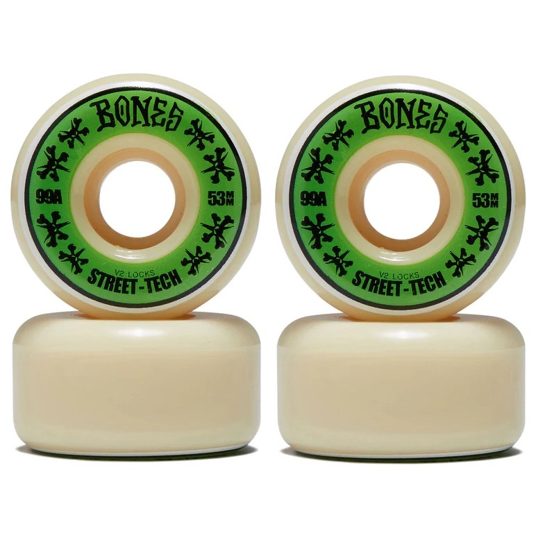 Roda Bones 53mm 99a STF V2 Locks Street Tech Formula Skate - Melhor Preço