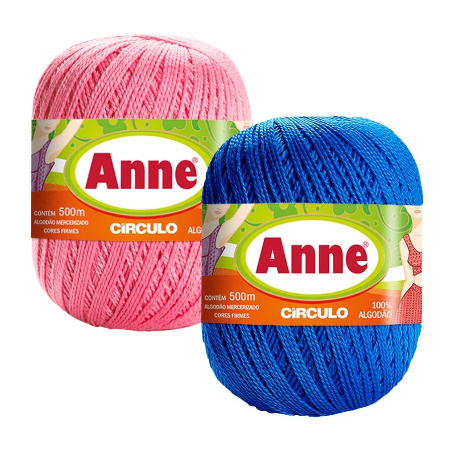 Linha Anne crochê/tricô 500m Circulo